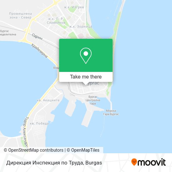 Карта Дирекция Инспекция по Труда