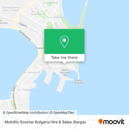 Mobility Scooter Bulgaria Hire & Sales map