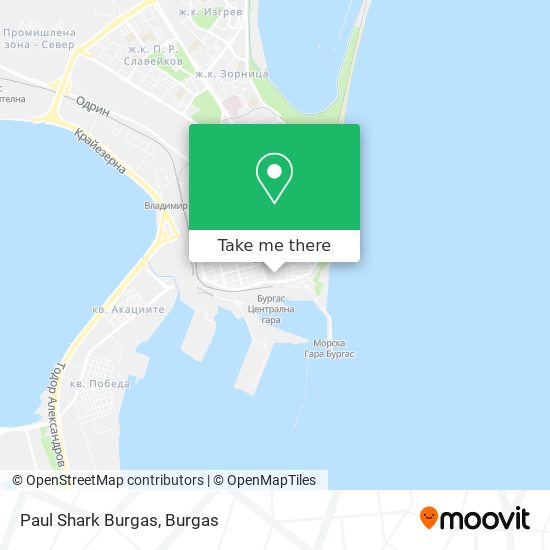 Paul Shark Burgas map