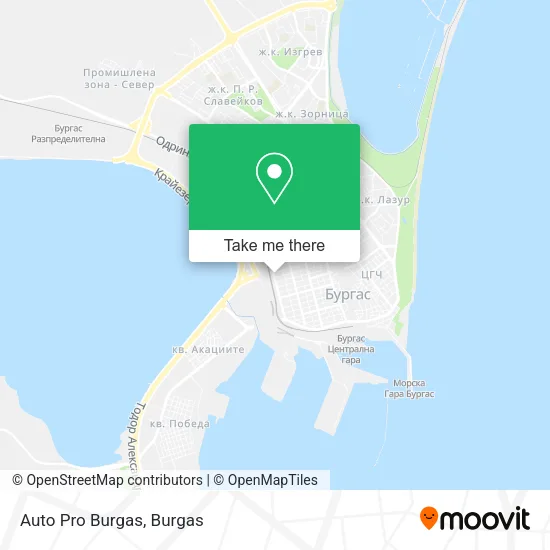 Карта Auto Pro Burgas