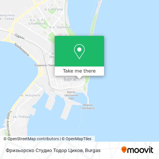 Фризьорско Студио Тодор Циков map