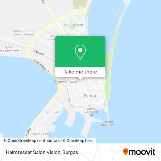 Hairdresser Salon Vision map