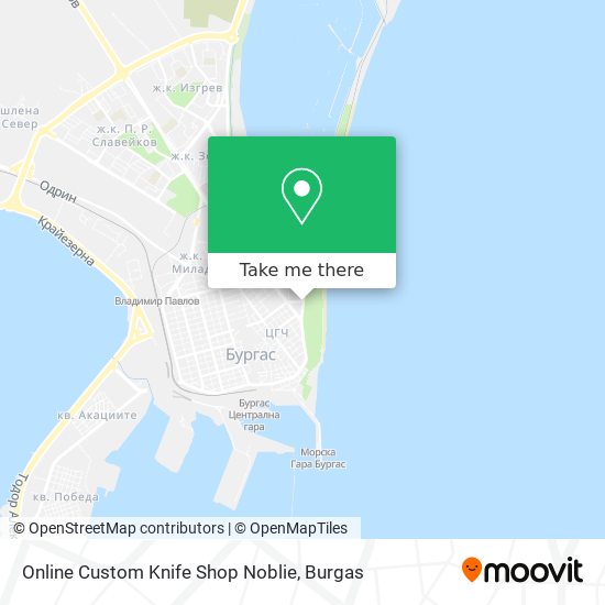 Online Custom Knife Shop Noblie map