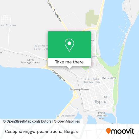 Северна индустриална зона map