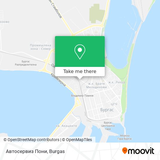 Автосервиз Пони map