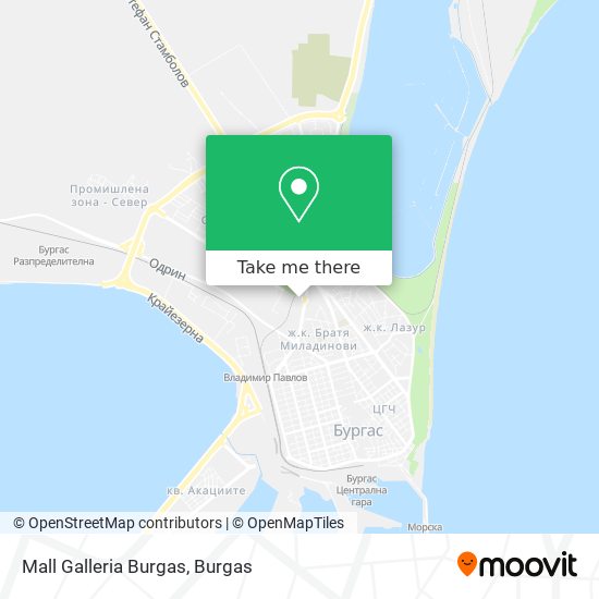 Mall Galleria Burgas map