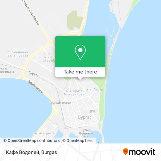 Кафе Водолей map
