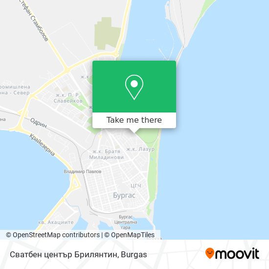 Сватбен център Брилянтин map