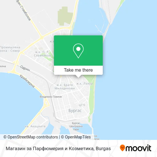 Карта Магазин за Парфюмерия и Козметика