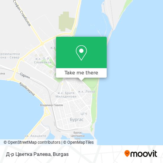 Карта Д-р Цветка Ралева