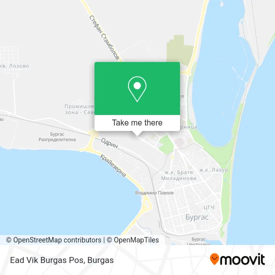 Карта Ead Vik Burgas Pos