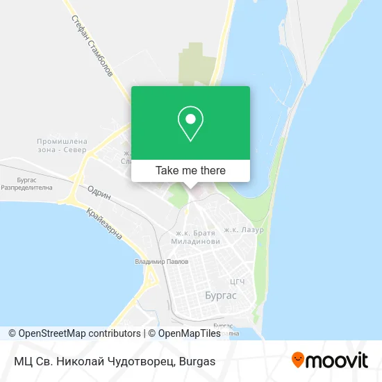 Карта МЦ Св. Николай Чудотворец