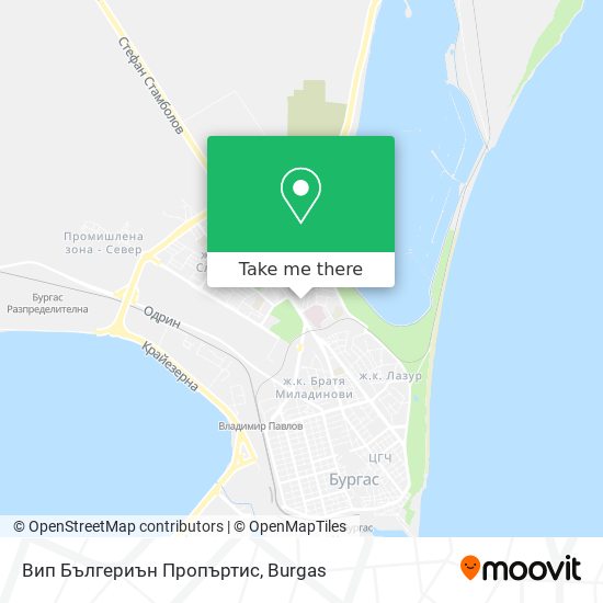 Вип Бългериън Пропъртис map