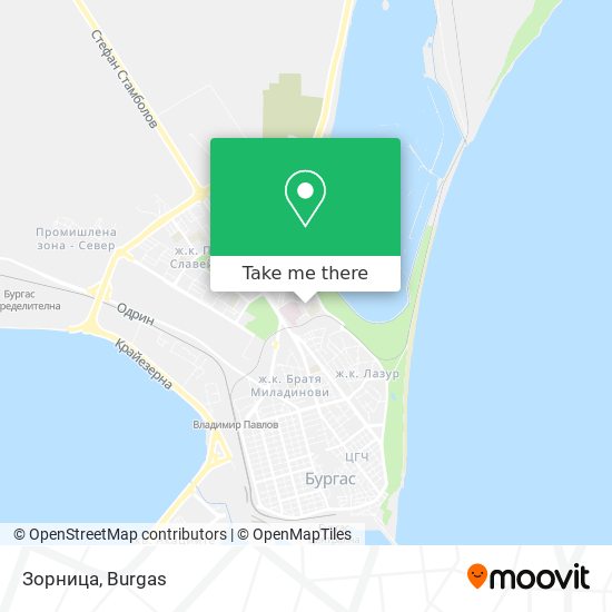 Зорница map