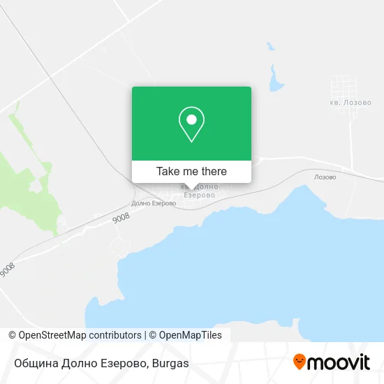 Карта Община Долно Езерово