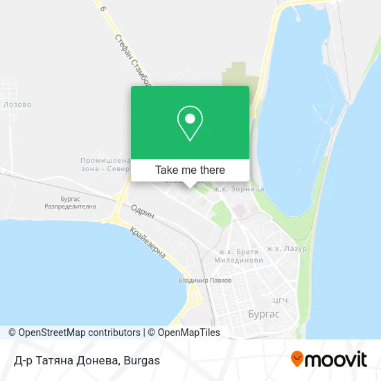 Карта Д-р Татяна Донева