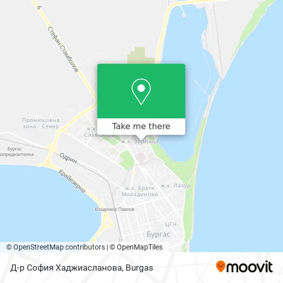 Карта Д-р София Хаджиасланова