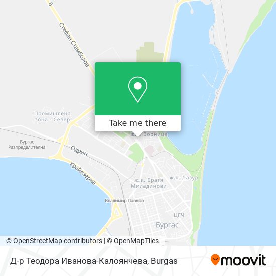 Карта Д-р Теодора Иванова-Калоянчева