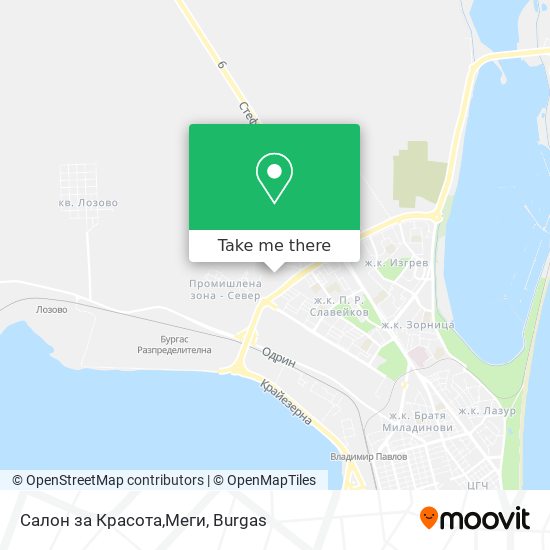 Салон за Красота,Меги map