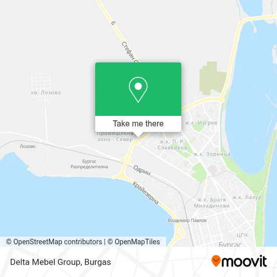 Delta Mebel Group map