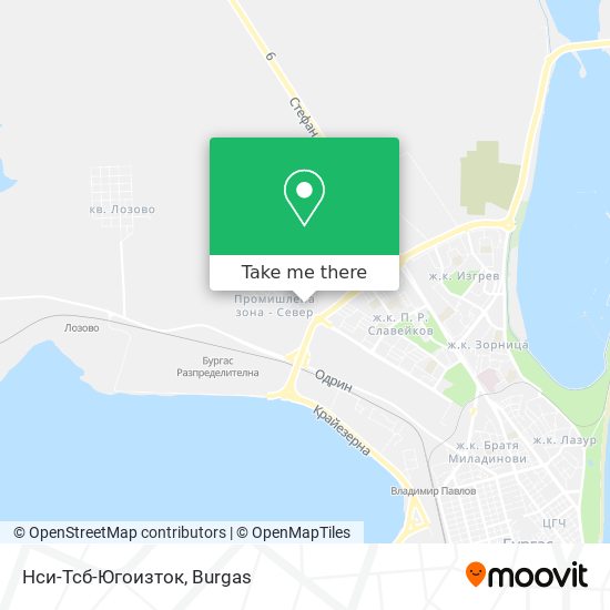 Нси-Тсб-Югоизток map