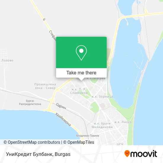 Карта УниКредит Булбанк