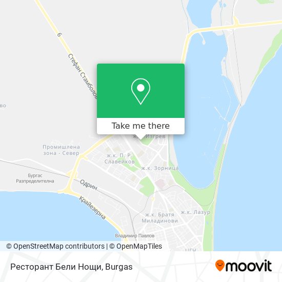 Карта Ресторант Бели Нощи