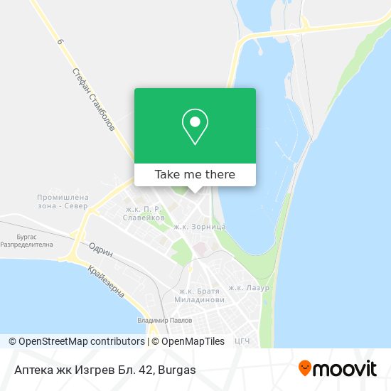 Аптека жк Изгрев Бл. 42 map