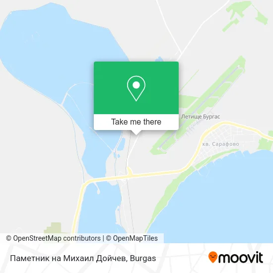 Карта Паметник на Михаил Дойчев