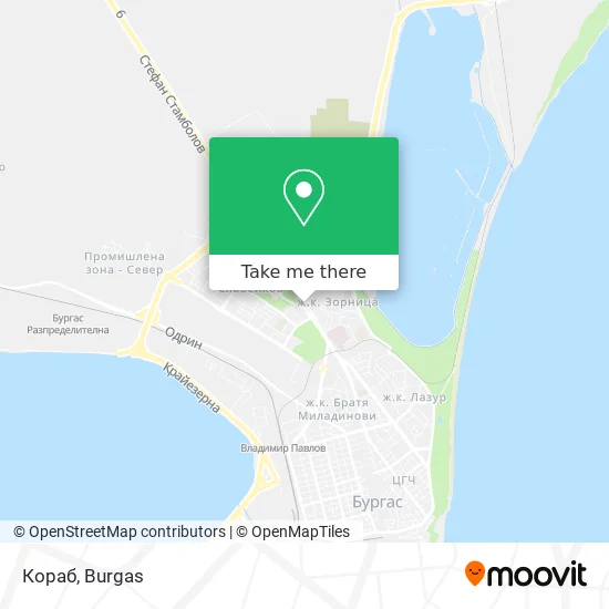Карта Кораб