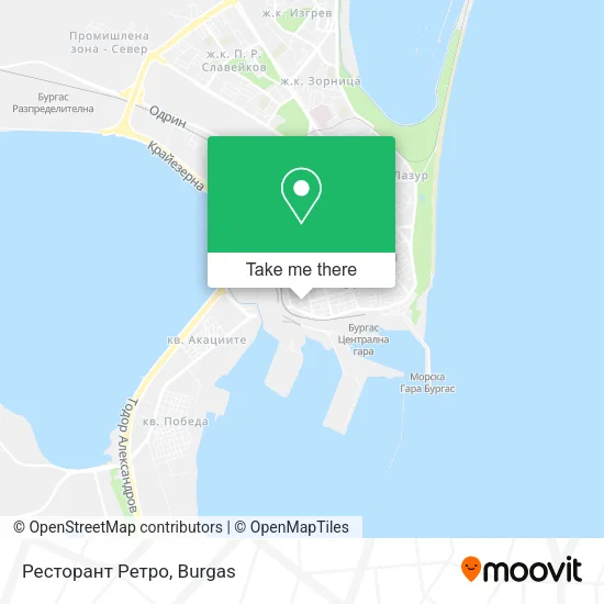Карта Ресторант Ретро