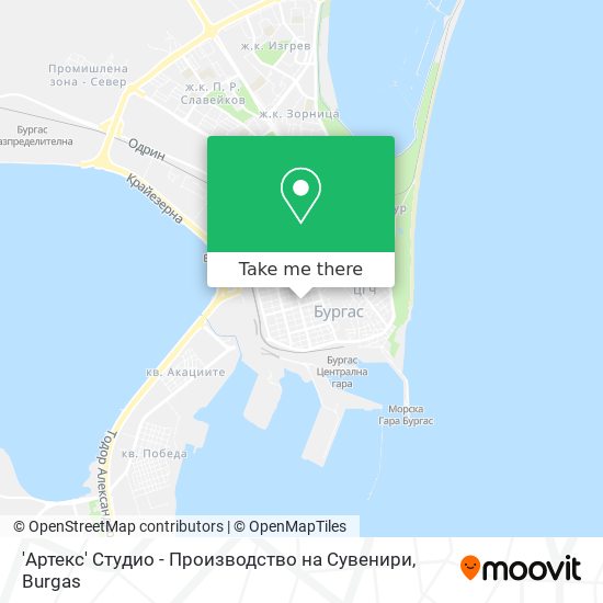 'Артекс' Студио - Производство на Сувенири map