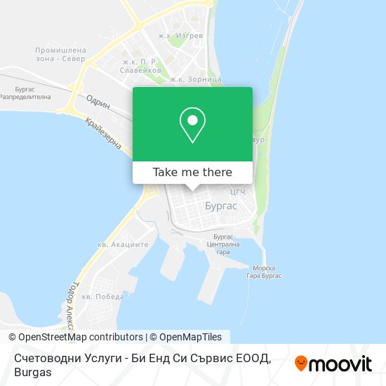 Счетоводни Услуги - Би Енд Си Сървис ЕООД map