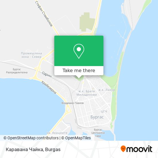 Каравана Чайка map