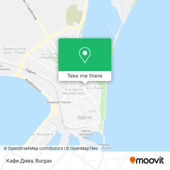 Кафе Дива map