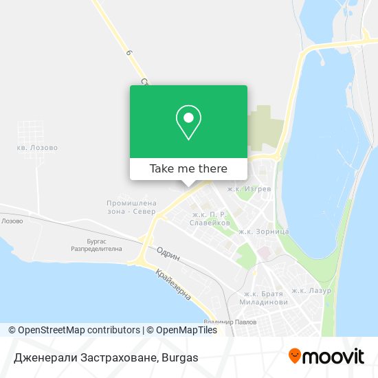 Дженерали Застраховане map