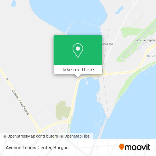 Avenue Tennis Center map