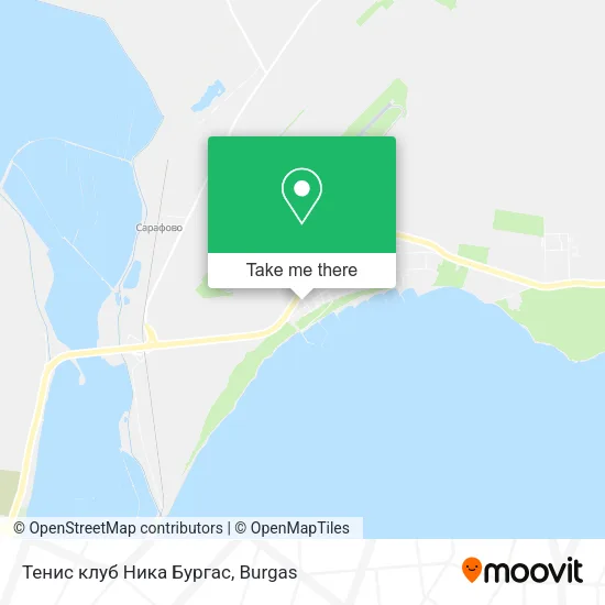 Карта Тенис клуб Ника Бургас