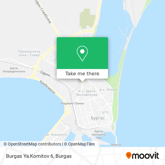 Карта Burgas Ya.Komitov 6