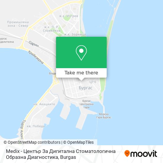 Карта Medix - Център За Дигитална Стоматологична Образна Диагностика