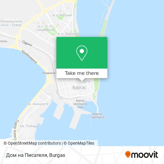 Дом на Писателя map