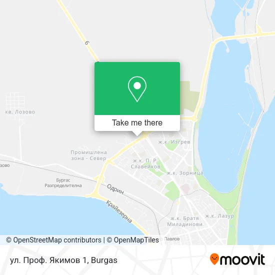 Карта ул. Проф. Якимов 1