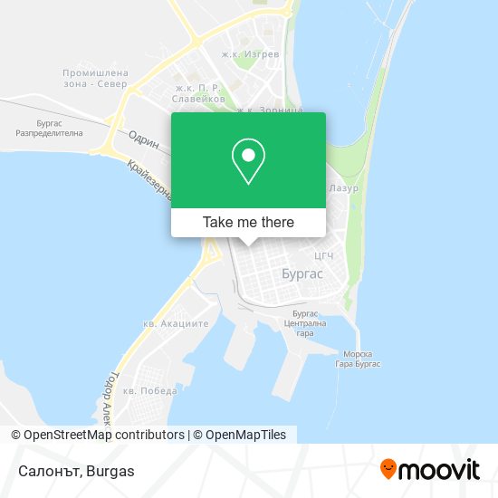 Карта Салонът