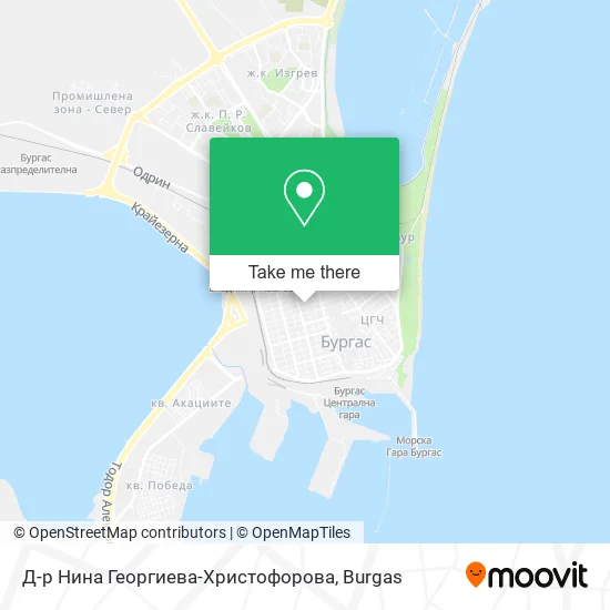 Карта Д-р Нина Георгиева-Христофорова