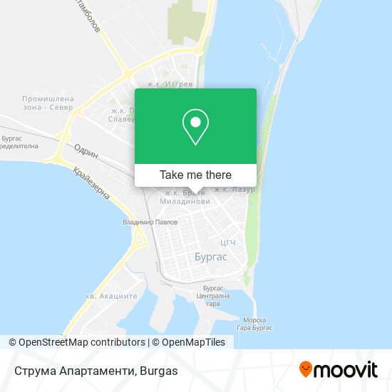 Струма Апартаменти map