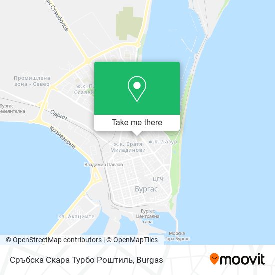 Карта Сръбска Скара Турбо Роштиль