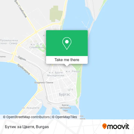 Карта Бутик за Цветя