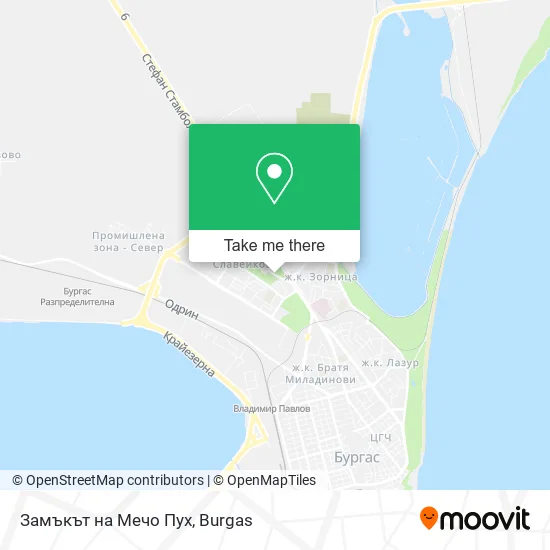 Карта Замъкът на Мечо Пух