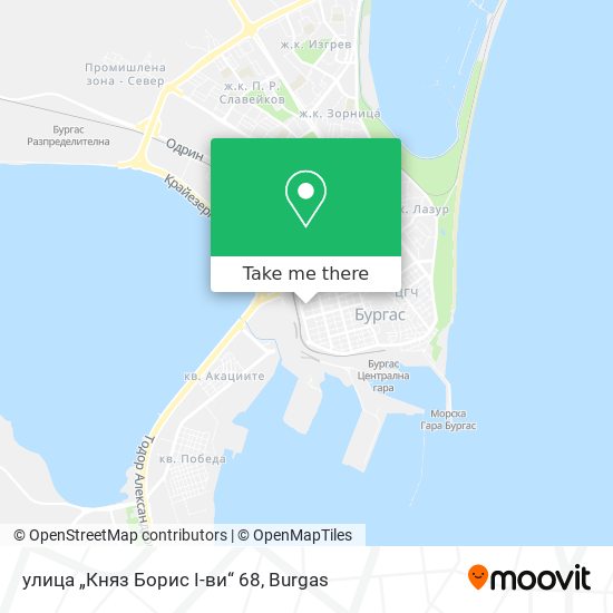 улица „Княз Борис I-ви“ 68 map