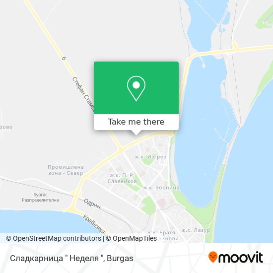 Сладкарница " Неделя " map